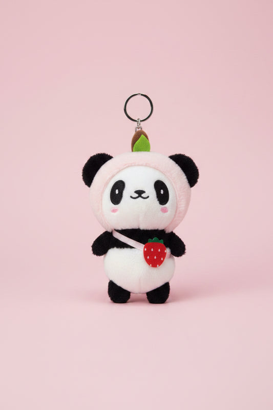 Söt Panda Nyckelring - Kawaii Väskhänge