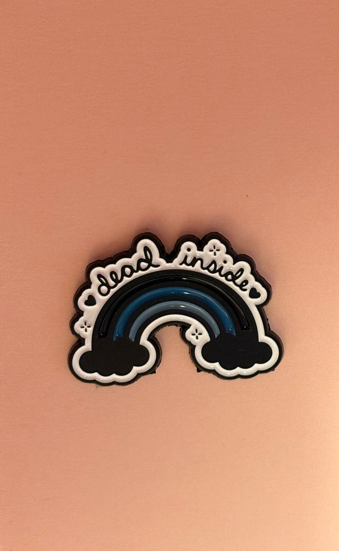 Kawaii Pin med Rolig Text - "dead inside"