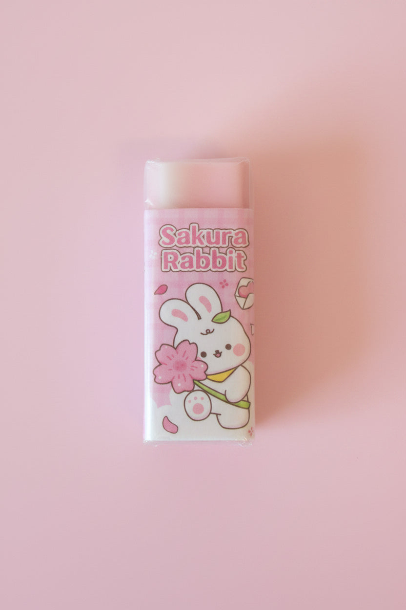 Kawaii kanin suddgummi - Gulligt skrivbordstillbehör för skola och kontor (kopia)