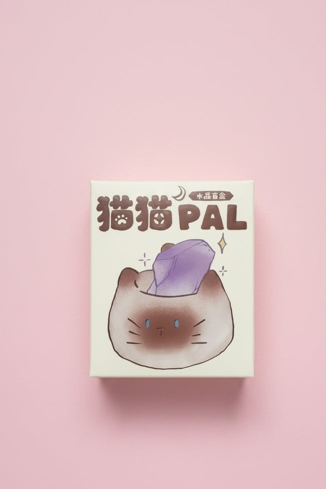 Blindbox katt med stenar
