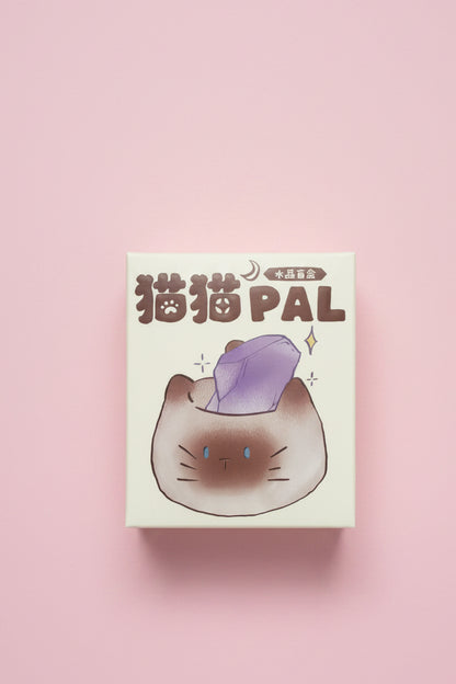 Blindbox katt med stenar