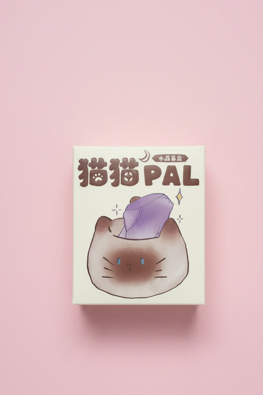 Blindbox katt med stenar