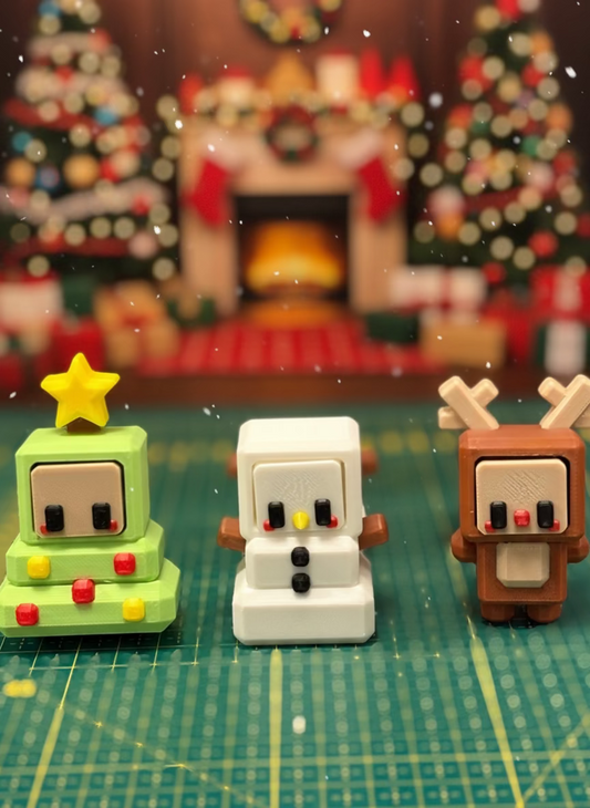 Juliga Clickers 3-pack - Perfekt för Julstrumpan