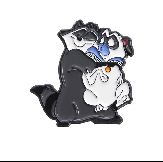 Pin - Tvättbjörn och Hund