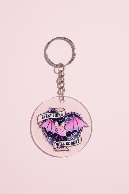 Nyckelring Kawaii Goth-stil
