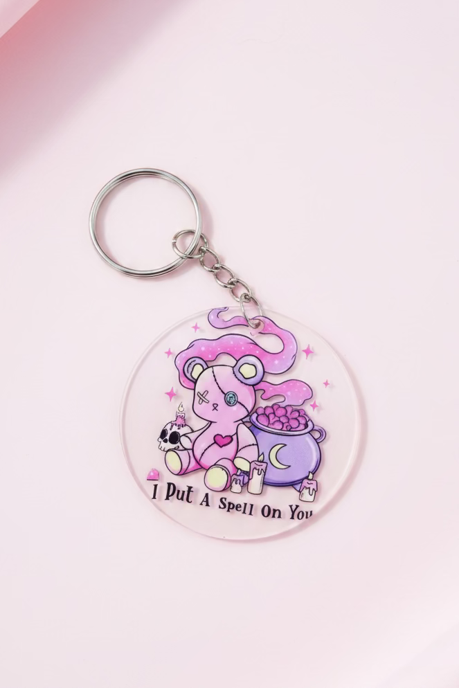 Nyckelring Kawaii Goth-stil