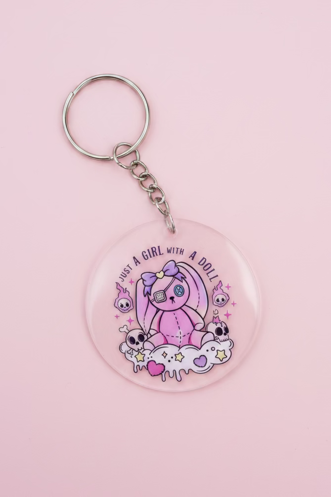 Nyckelring Kawaii Goth-stil