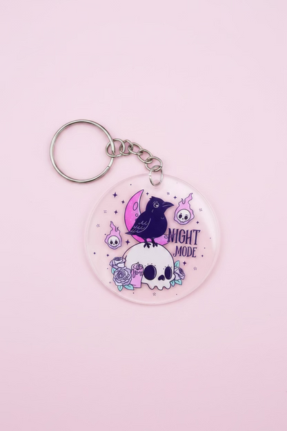 Nyckelring Kawaii Goth-stil
