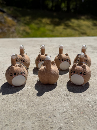 Nyckelring Katt Clicker (Chonky cat)