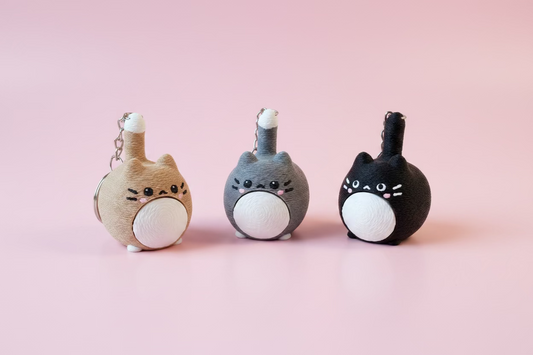 Nyckelring Katt Clicker (Chonky cat)