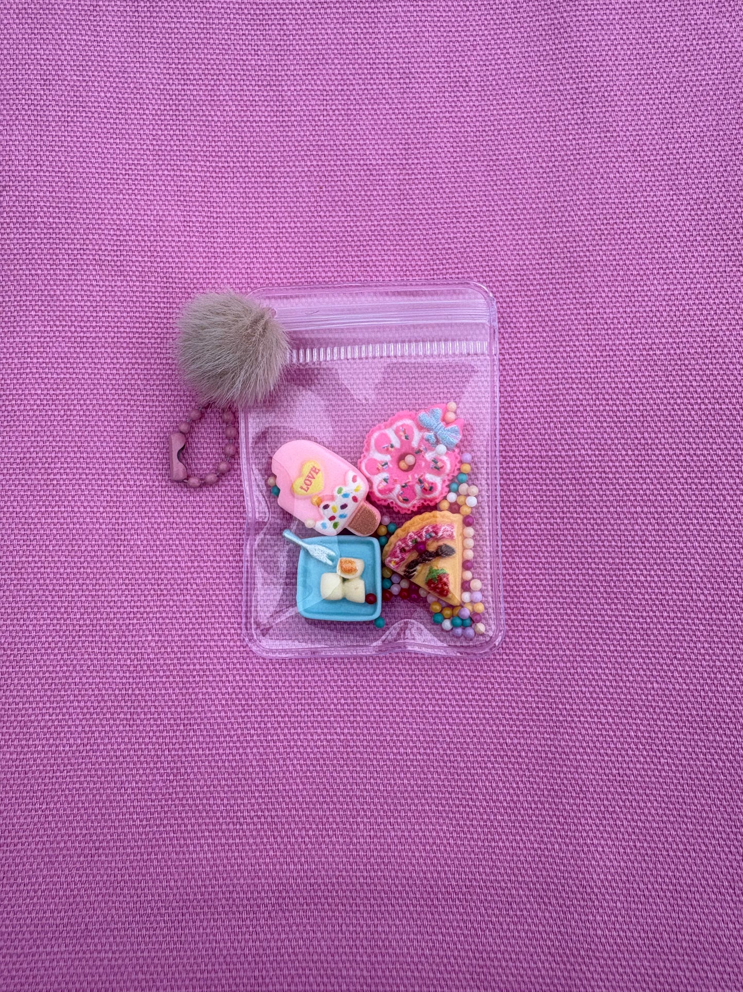 Kawaii Shaker Charm  - Söt Accessoar för Väska & Nycklar