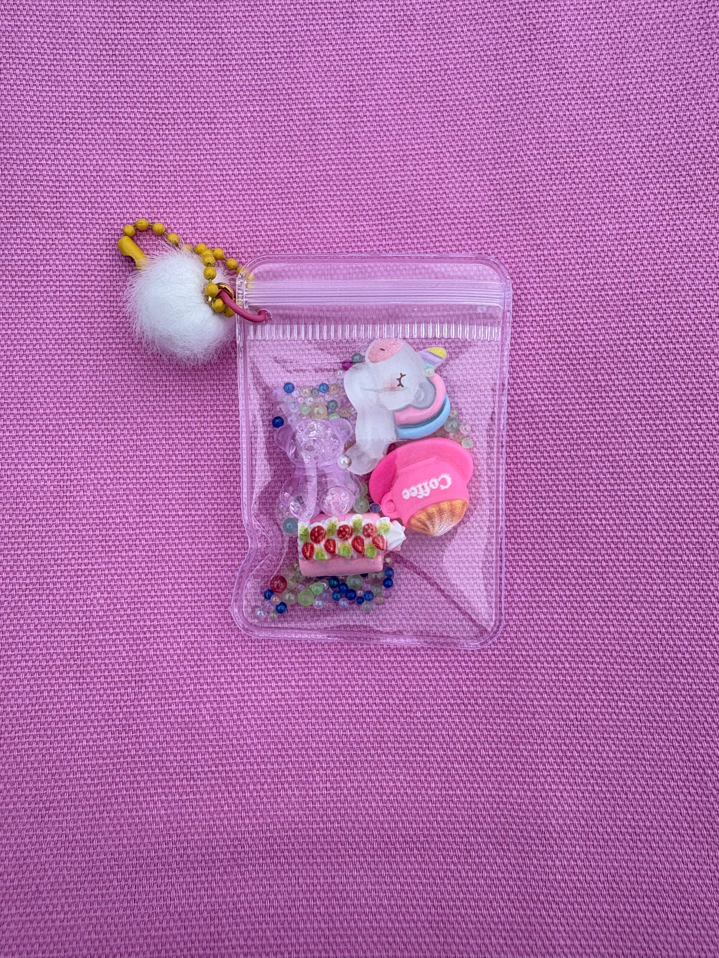 Kawaii Shaker Charm  - Söt Accessoar för Väska & Nycklar