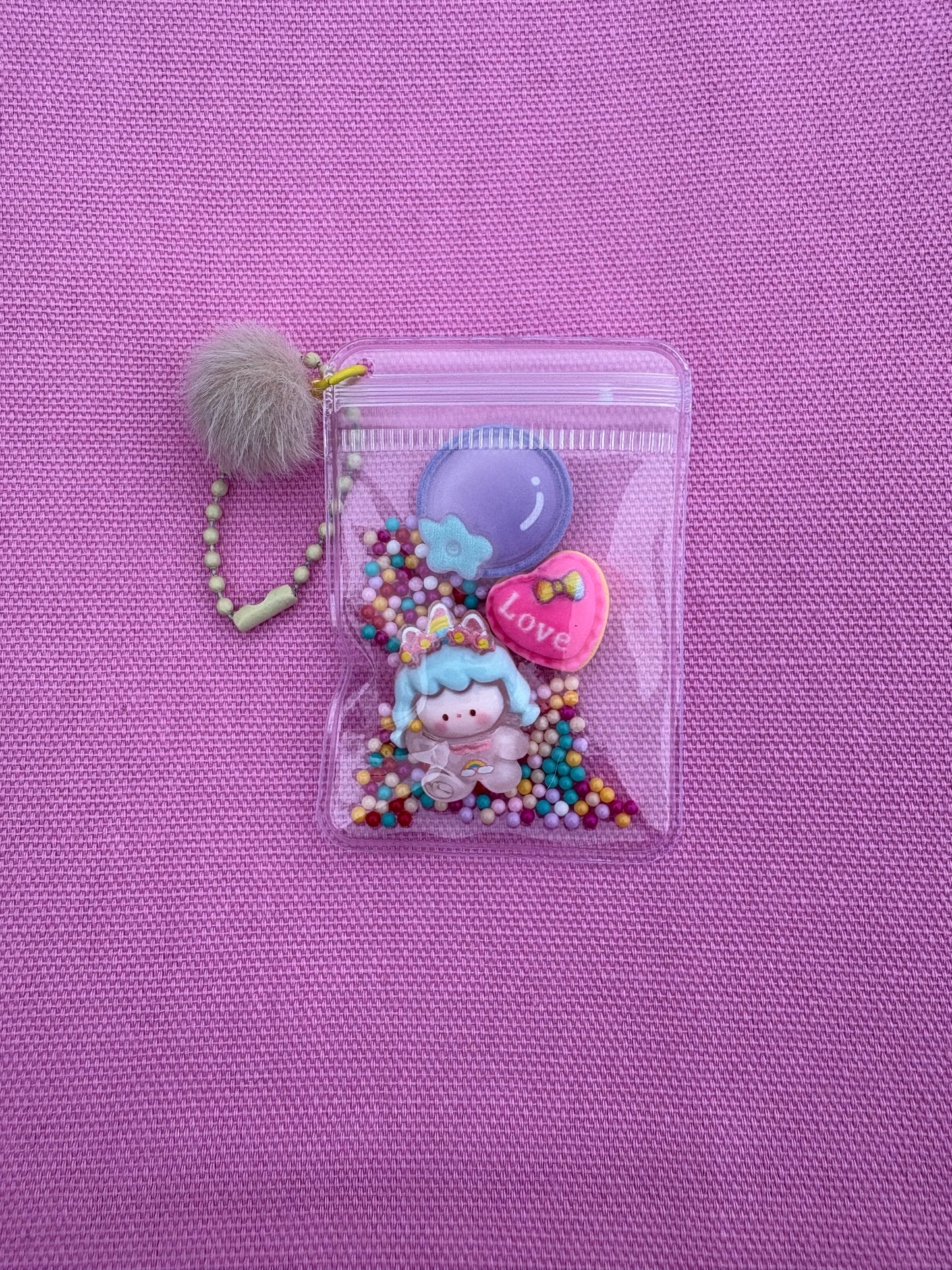 Kawaii Shaker Charm  - Söt Accessoar för Väska & Nycklar