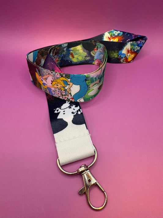 Disney Alice i Underlandet - Nyckelband 45cm Magisk Design