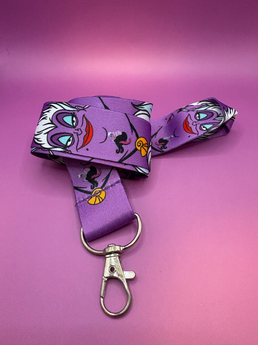 Disney Ursula Nyckelband 45cm - Den Lilla Sjöjungfrun Accessoar