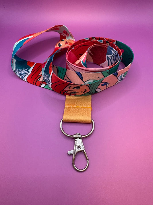 Disney Ariel Nyckelband 45cm - Söt & Praktisk Accessoar för Nycklar & ID-kort