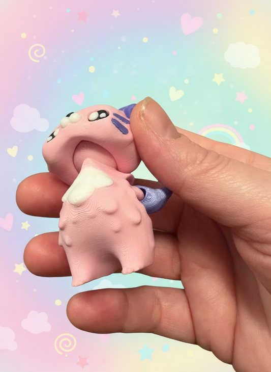 Söta flexi katter nyckelringar