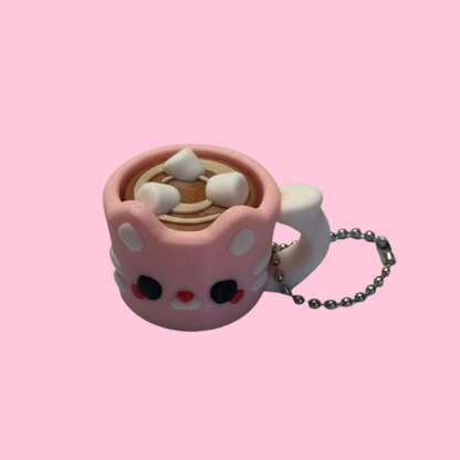 Söt Varmchoklad Clicker nyckelring