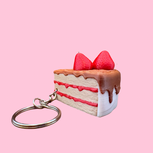 Söt Tårta Nyckelring Fidget Clicker