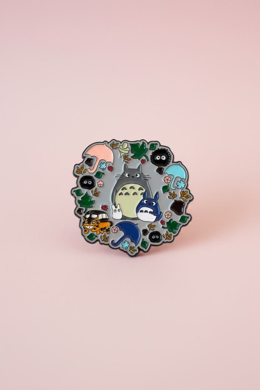 Pin - Studio Ghibli Totoro med vänner