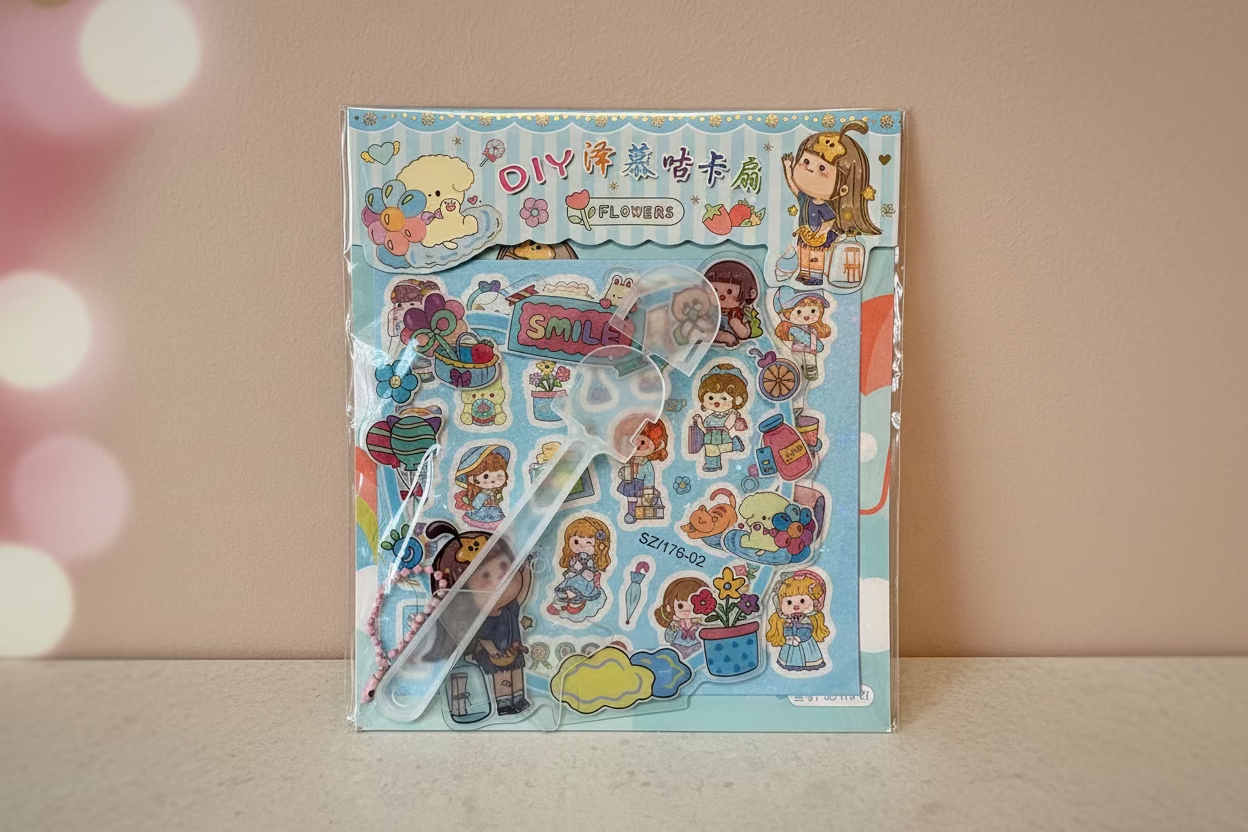 Pysselset Stickers och nyckelring