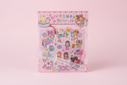Pysselset Stickers och nyckelring