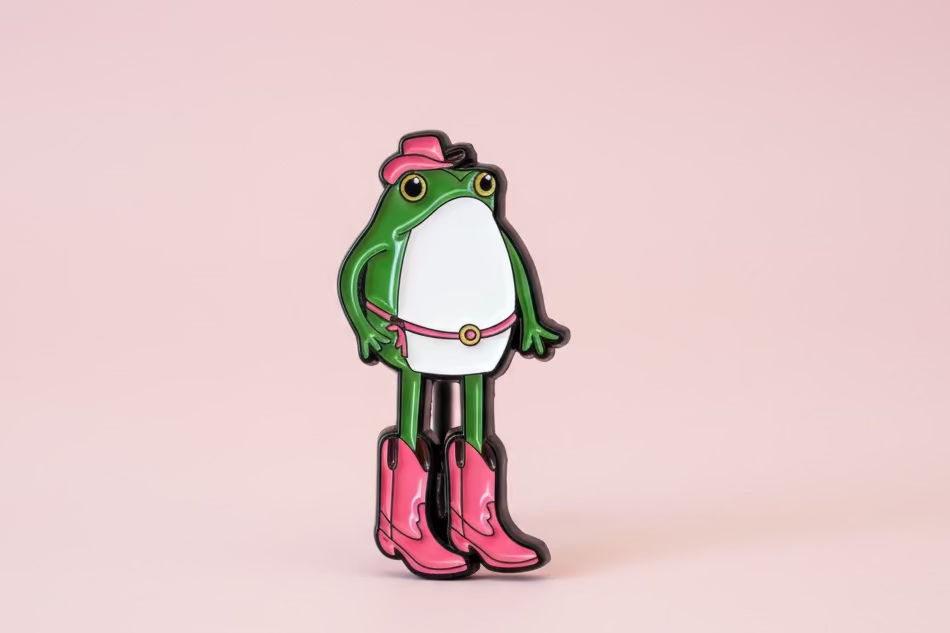 Pin Groda i Cowboyboots