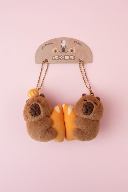 Magnetisk Nyckelring Kawaii - Söta capybaras med Magneter