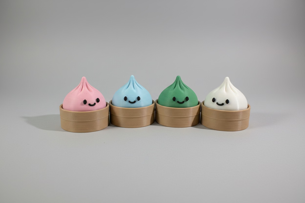 Dumpling Clicker Nyckelring
