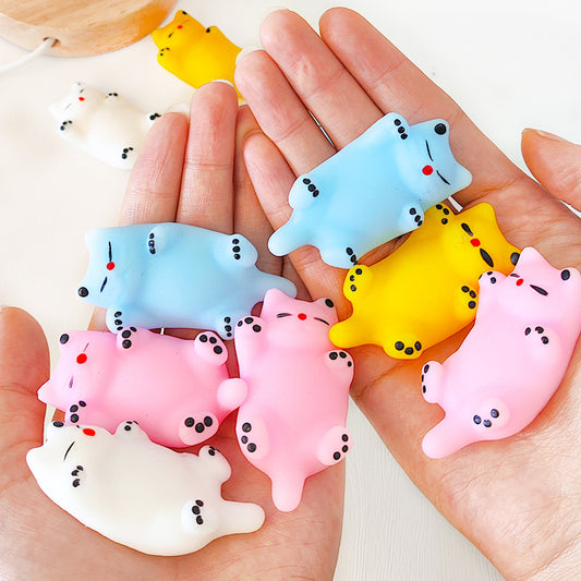 Mini Squishi Katt - Squishleksak 6x3cm Kawaii