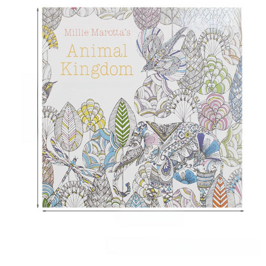 Kawaii Målarbok - Animal Kingdom