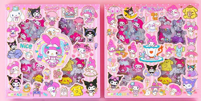 100-pack My Melody/Kuromi Kawaii Stickers