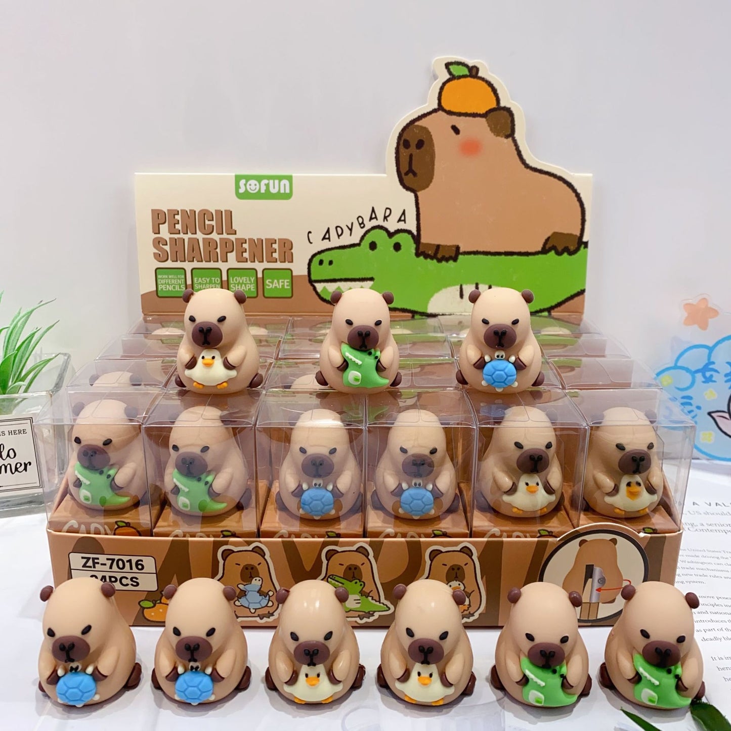 Söt Capybara pennvässare