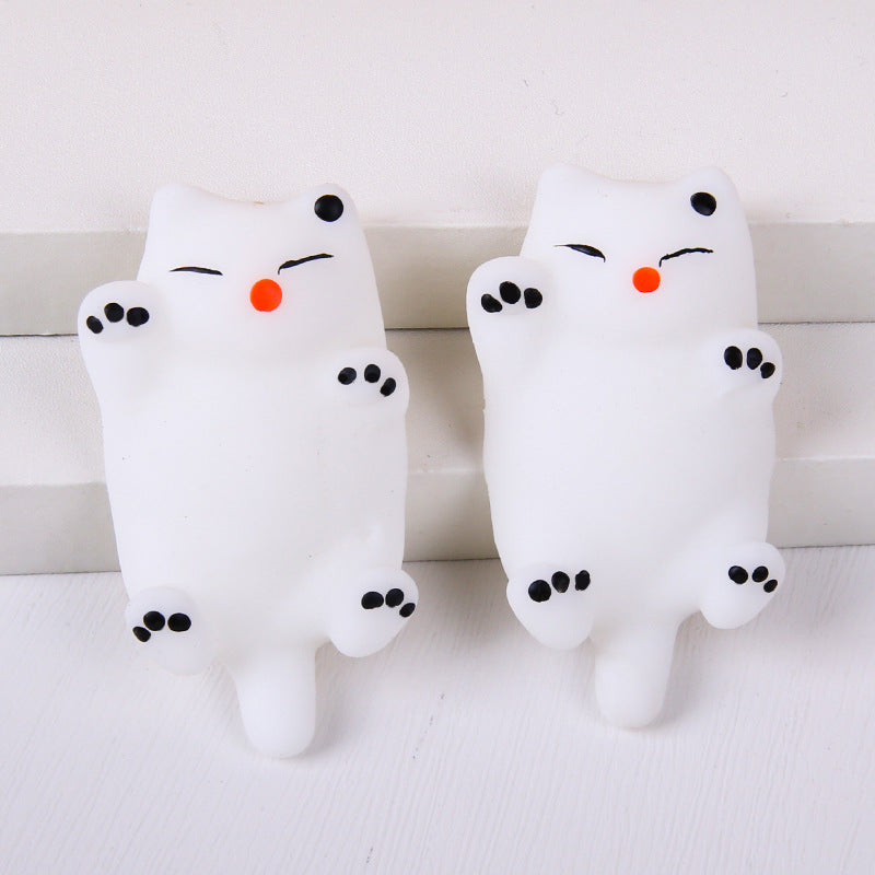 Mini Squishi Katt - Squishleksak 6x3cm Kawaii