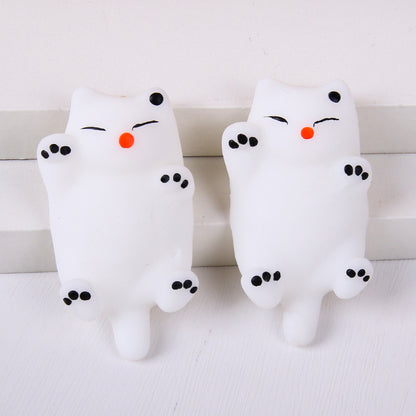 Mini Squishi Katt - Squishleksak 6x3cm Kawaii