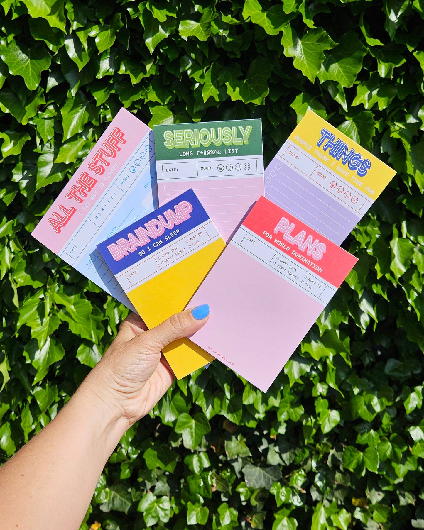 Anteckningsblock A5 - "Alla saker jag försöker att inte glömma" - Perfekt present