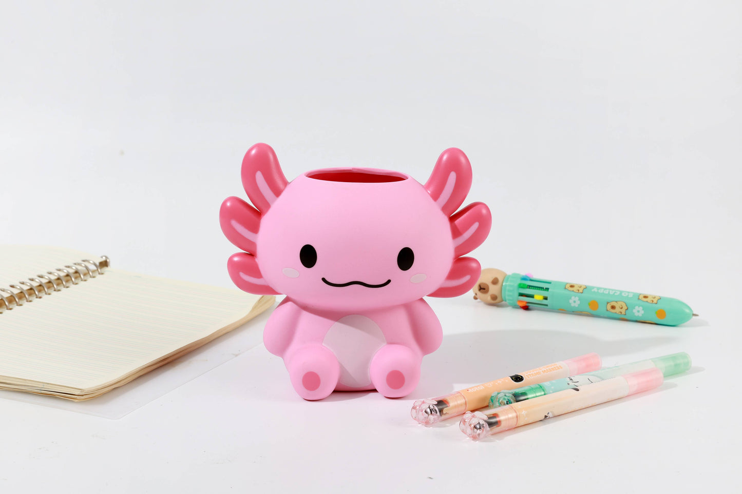 Pennhållare Axolotl Kawaii