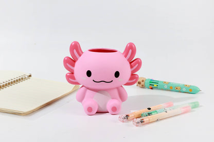 Pennhållare Axolotl Kawaii