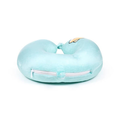 Shuggs Shiba Inu 2-i-1 resekudde & leksak - mjuk och kawaii