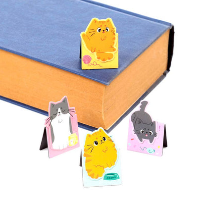 Katter Magnetiskt Bokmärkesset
