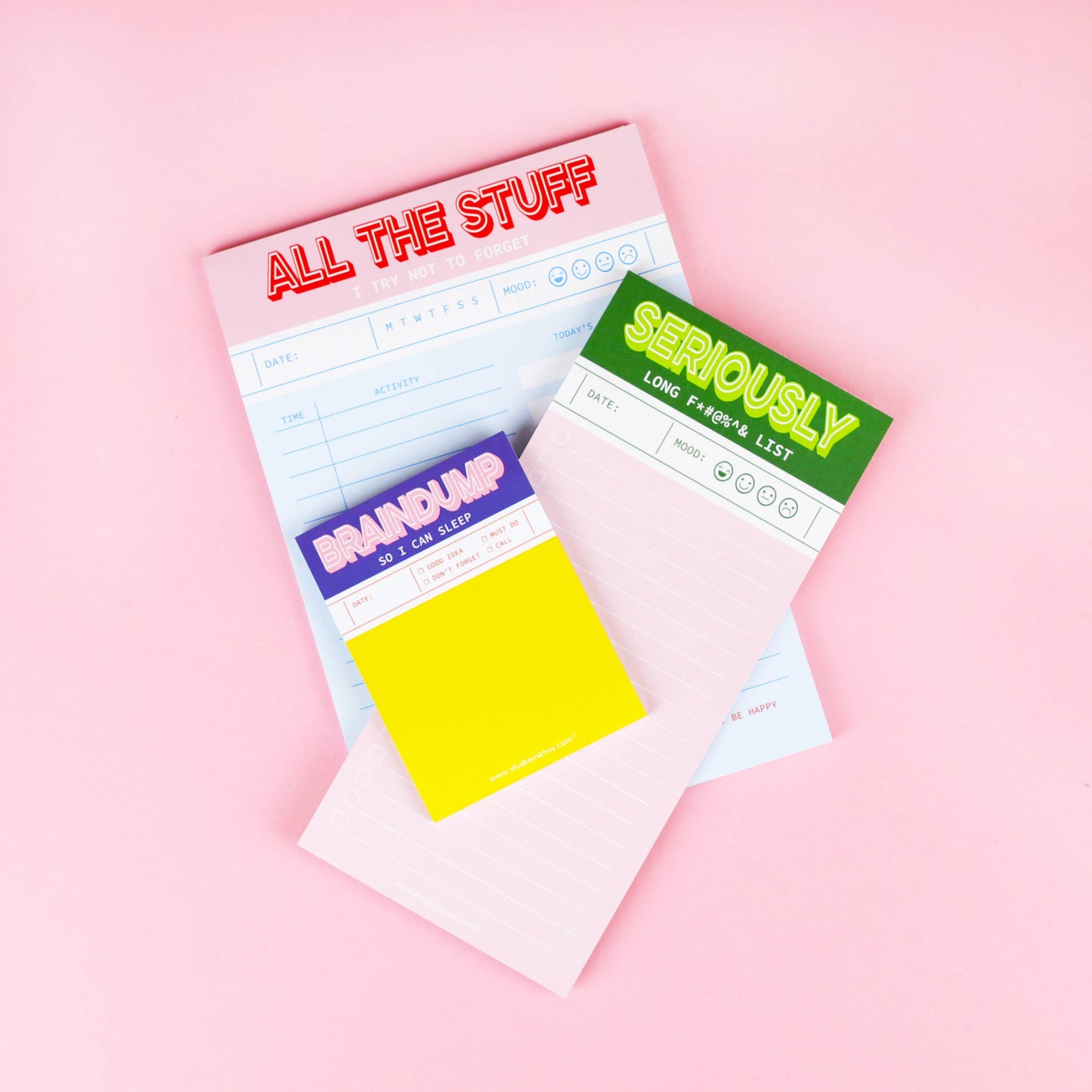 Anteckningsblock A5 - "Alla saker jag försöker att inte glömma" - Perfekt present