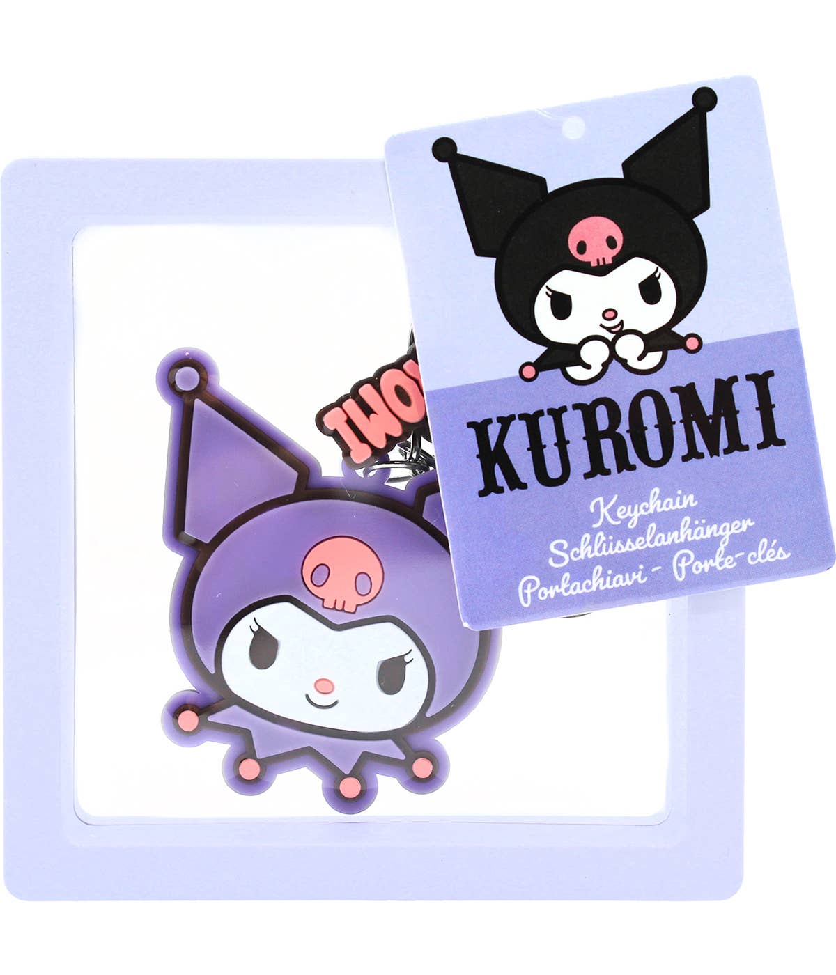 Sanrio Kuromi Nyckelring med Ram  - Kawaii Accessoar för Fans