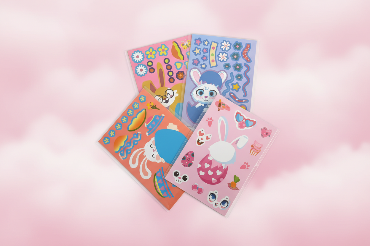 Påsk stickers - Pink Panda Style product photo