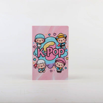 Kawaii K-pop Anteckningsbok – Perfekt för Skisser & Dagbok