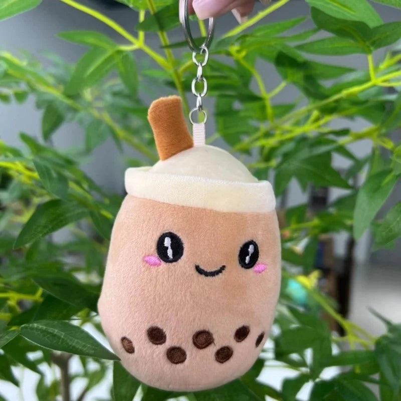 Söt Boba Nyckelring - Kawaii Plysch 10 cm