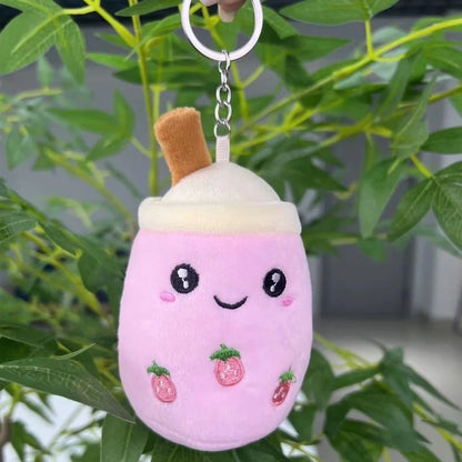 Söt Boba Nyckelring - Kawaii Plysch 10 cm