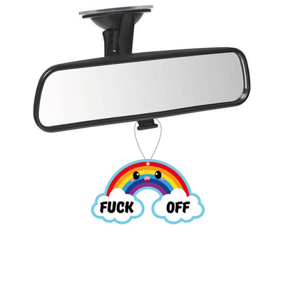 Regnbågsfärgad Luftfräschare Passionsfruktsdoft - Dofthänge 69x120mm