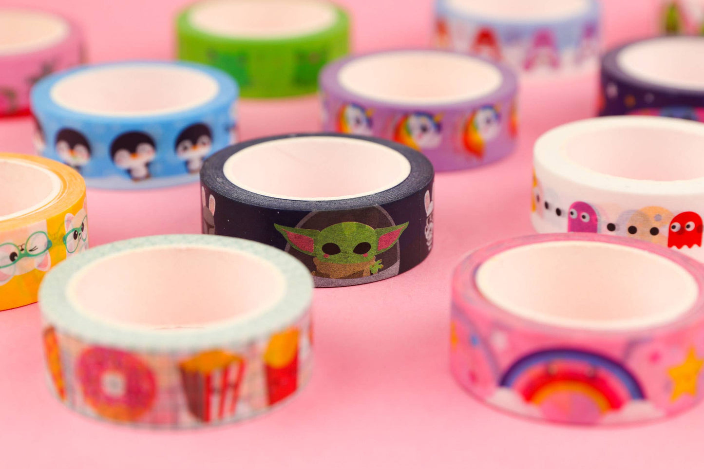 Washi-tejp Baby Yoda Grogu från Mandalorian