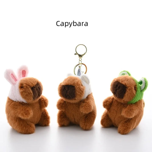 Söt Capybara Nyckelring - Kawaii Väskhänge för Anime & Djurälskare