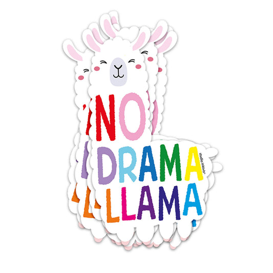 Klistermärke No Drama Lama